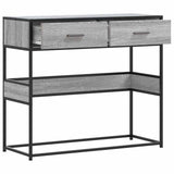 Console Table Grey Sonoma 90x35x80 cm Engineered Wood 849177