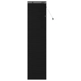 Venetian Blind Black 55 x 250 cm 35 mm Solid Paulownia Wood 42015507