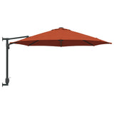 Garden Parasol Terracotta 248 x 248 x 148 cm 42003232