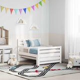 Bed Frame with Headboard White 80 x 200 cm Engineered Wood 877207