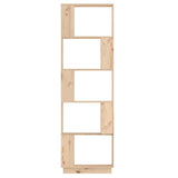 Book Cabinet/Room Divider 51x25x163.5 cm Solid Wood Pine 814044