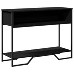 ZNTS Console Table Black 100x35x74.5 cm Engineered Wood 848529