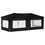 Pop-up Party Tent 575 x 288 x 245 cm Black Oxford Fabric 42019898