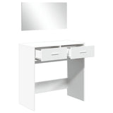 Dressing Table with Mirror White 80x39x80 cm 840702