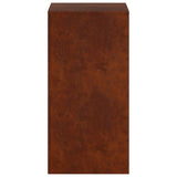 Plant Stand 2 pcs Rusty 40 x 40 x 80 cm Weathering Steel 8012557