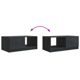 Coffee Table Black 90 x 50 x 37 cm Engineered Wood 895876
