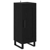 Highboard Black Oak 34.5 x 34 x 180 cm Engineered Wood 3416208