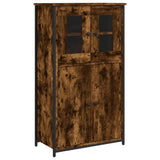 Highboard Smoked Oak 62x32x106.5 cm Engineered Wood 834207
