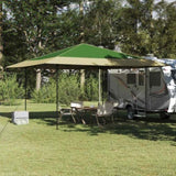 Canopy Tent Manual Green 395 x 395 x 251 cm Fabric 42007390