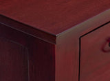 Chest of Drawers Brown 45 x 35 x 100.5 cm Solid Mahogany Wood 42009934