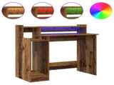 Desk with Shelf Old Wood 97 x 45 x 90 cm Engineered Wood 875240