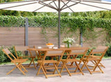 Garden Chair Set of 8 Taupe 3214618