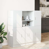 3 Piece Kitchen Cabinet Set White Engineered Wood 3324151