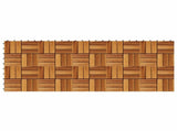 Decking Tile 10 pcs Brown 30 x 30 cm Acacia Hardwood 42046708