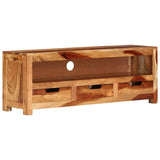 TV Cabinet 110x30x40 cm Solid Wood Acacia 339508