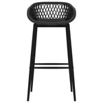 ZNTS 7 Piece Bar Set White and Black 3057417