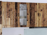 Wall Glass Cabinet LUCCA Old Wood 40 x 31 x 100 cm 885103