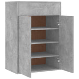 Shoe Cabinet Concrete Grey 60x35x84 cm Engineered Wood 801075