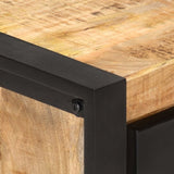 TV Cabinet 140x30x40 cm Rough Mango Wood 320193