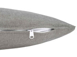 Cushion with Pillow HEERLEN 6 pcs Cloud Grey Fabric 926408