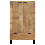 Highboard Brown 60x33x100 cm Solid Wood Mango 4017750