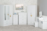 ZNTS Nevada 3 Drawer Bedside 100-103-059