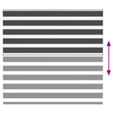 Zebra Blind Black 160x100 cm Fabric Width 155.9 cm Polyester 4014221