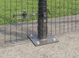 Welded Wire Fence with Concrete Base 10 x 1.5 m 3352532