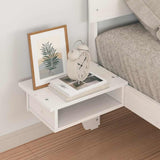 Bed Frame with Headboard White 90 x 190 cm Solid Pine Wood 873470