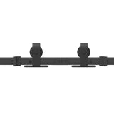 Sliding Door Hardware Kit 427 cm Steel Black 3295788