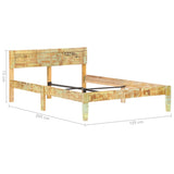 Bed Frame without Mattress Solid Reclaimed Wood 120x200cm 288435