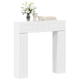Fireplace Surround White 102 x 18 x 100.5 cm Engineered Wood 8006606