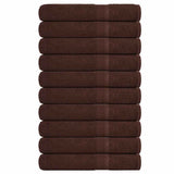 Towels "FROGN" 10 pcs Brown 100x200 cm 360 gsm 136772
