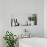 Shower Niche Silver 75 x 30 x 9.5 cm Stainless Steel 42012674
