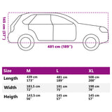 Car Cover for SUV Full Grey L Non-Woven Fabric 4008941