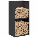 Firewood Rack Black 40x30x80 cm Cold-rolled steel 864187