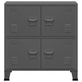 Storage Chest Anthracite Steel, plastic Medium Storage 339627