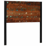 Headboard 100 cm Solid Wood Reclaimed and Iron 4017544
