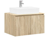 Bathroom Furniture Set Sonoma Oak Engineered Wood 3404322