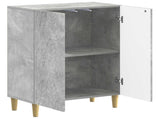 Bathroom Storage Cainet DELFT Concrete Grey 59.5 x 31 x 80 cm 897058