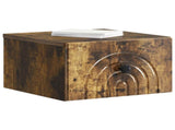 Wall-Mounted Bedside Cabinet 2 pcs Smoked Oak 33 x 34.5 x 20 cm 898096
