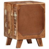 ZNTS Bedside Cabinet 37x32x50 cm Solid Wood Reclaimed 4104517