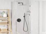Concealed Shower System Black Stainless Steel 201 42028992