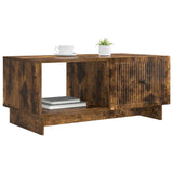 Coffee Table Smoked Oak 90 x 50 x 40 cm Engineered Wood 894040