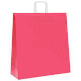 Paper Bags 250 pcs with Handles Pink 45x17x48 cm 4101905