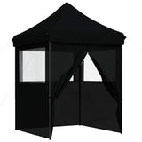 Party Tent Folding Black 200 x 200 x 306 cm Oxford Fabric 42023539