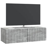 Wall-Mounted TV Cabinet Concrete Grey 98 x 41 x 30 cm 898358