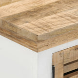 TV Cabinet 110x30x40 cm Solid Wood Mango 337848
