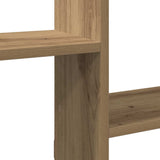 Wall Cube Shelf 5 Compartments Artisian Oak Engineered Wood 860003