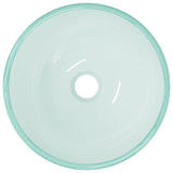 ZNTS Basin Tempered Glass 30x12 cm Frosted 345241